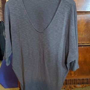 Grey Dolman Knit Sweater